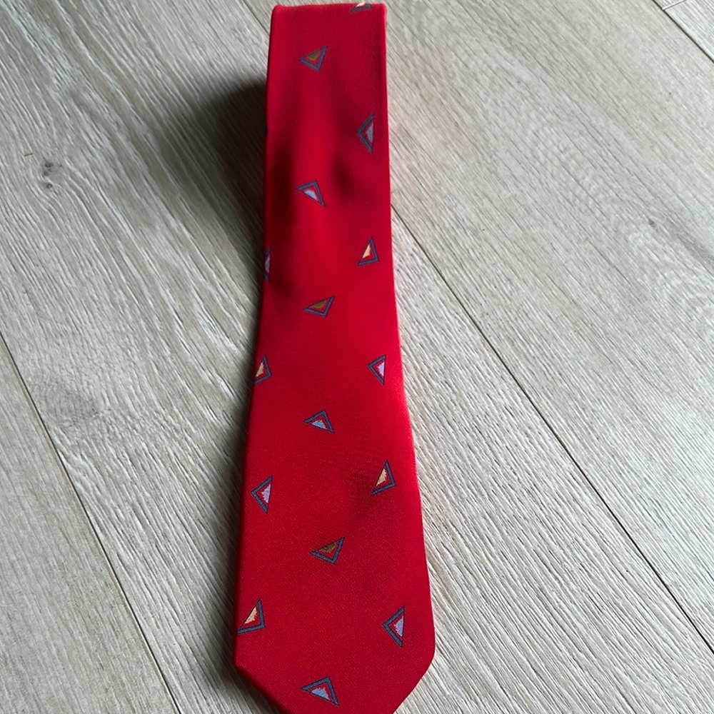 Paolo Red and Blue Silk Ties Classic Design
